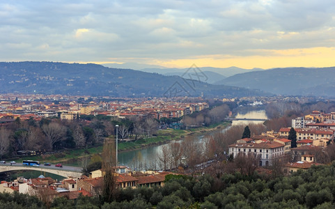 佛罗伦萨城顶端景色意大利托斯卡纳图片