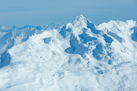 雪坡奥地利提洛尔滑雪机舱升降的风景图片