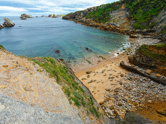 海岸线夏季景观西班牙图片