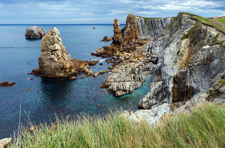 ArniaBeach西班牙大洋海岸景观图片