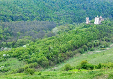 Chervonohorod城堡泉景遗址乌克兰特诺皮尔州Nyrkiv村图片