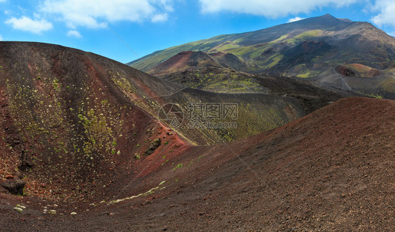 意大利西里埃特纳火山口之间图片