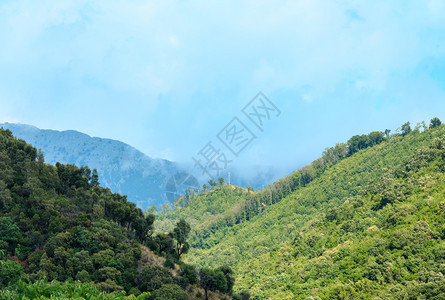 在意大利卡拉布里亚科森萨省蒂尔亨尼亚海滨的FiumefreddoBruzio意大利的一个图片