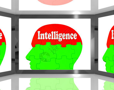显示人类知识和创造力的屏幕脑智能图片