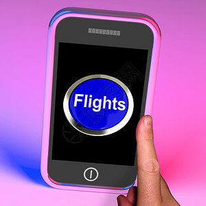 移动显示海外度假或节日的航班按钮移动显示海外度假或节日的航班按钮图片
