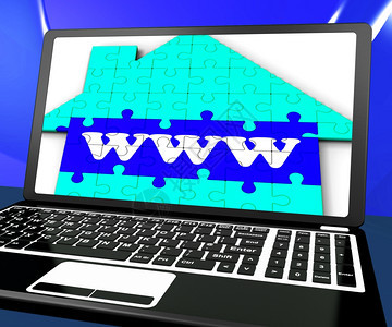 WWWWW上台式电脑展示在线房地产或屋搜索图片