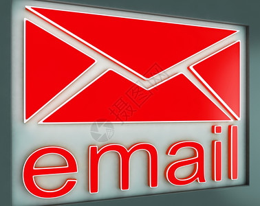 电子邮件签名按钮显示在线联系人或电子邮箱图片