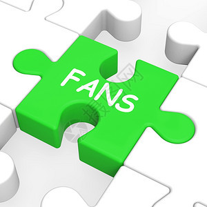 FansJigsaw展示追随者喜欢或网络粉丝图片