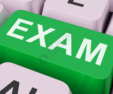 Exam显示考试或Web测试的密钥图片