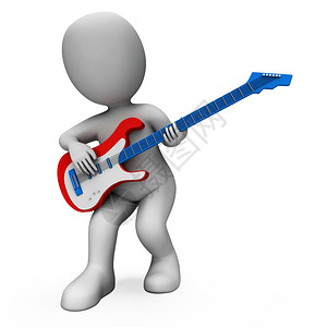 摇滚吉他主义表演音乐吉他奏和角色图片