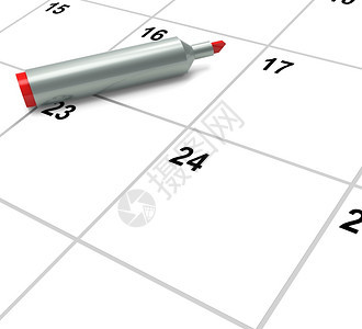 空白日历显示约会计划或事件图片