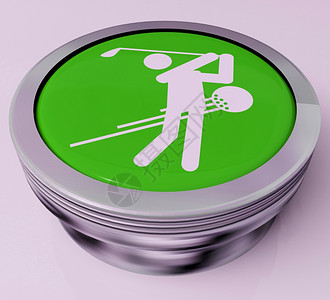 房屋或家庭图标金属按钮用于房地产GolfButton意指高尔夫球俱乐部或高尔夫图片