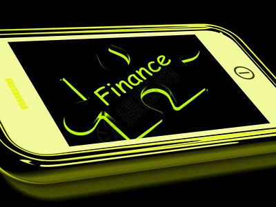 资助智能手机意味着信贷和款资金图片