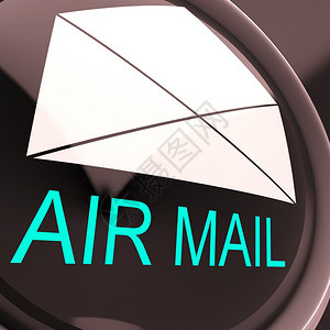 国际运送的航空邮件信封图片