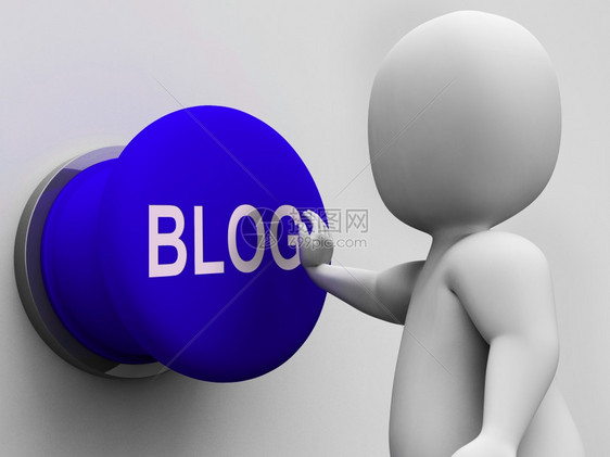 Blogbutton显示在线表达信息或营销图片