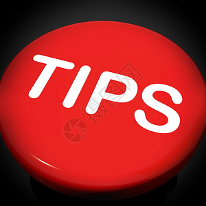 停止按钮作为恐慌或警告的符号Tips切换显示帮助建议或指令的提示图片