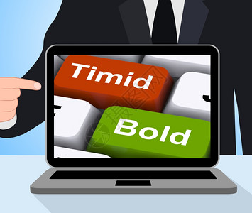 Timid粗体计算机显示沙或直言图片
