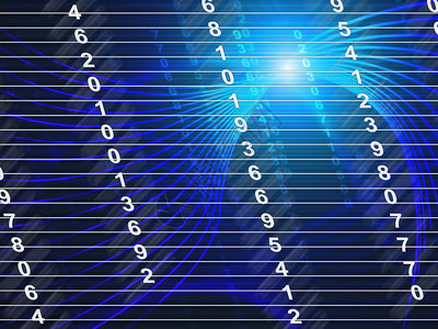 Tech数字代表comununit数字和背景图片