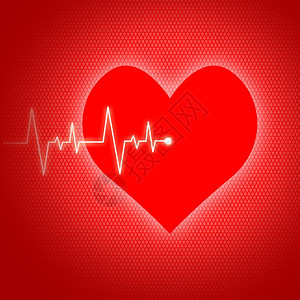 心脏脉动显示预防药物和福利图片