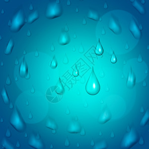 代表水流设计和回滴的雨图片
