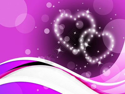 紫心背景意思是浪漫的感情和双向xA图片
