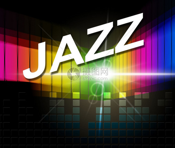 Jazz音乐播放声轨和管弦乐图片