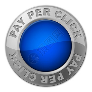 Ppc按键代表每个点击和网上营销的薪酬背景图片