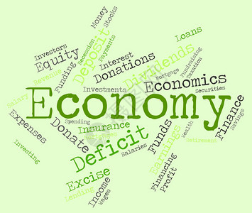 显示微观经济学和的单词背景图片