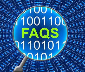 Faqs在线指出经常被询问的题和网站图片