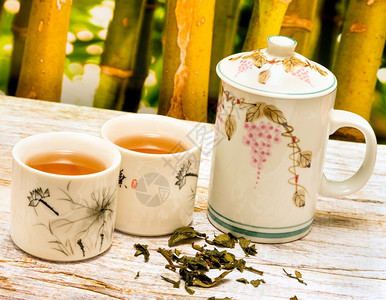 刷新日本茶叶意味着外门和饮料的刷新图片