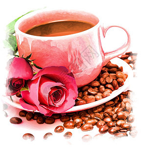 咖啡豆杯展示布朗食堂和咖啡图片
