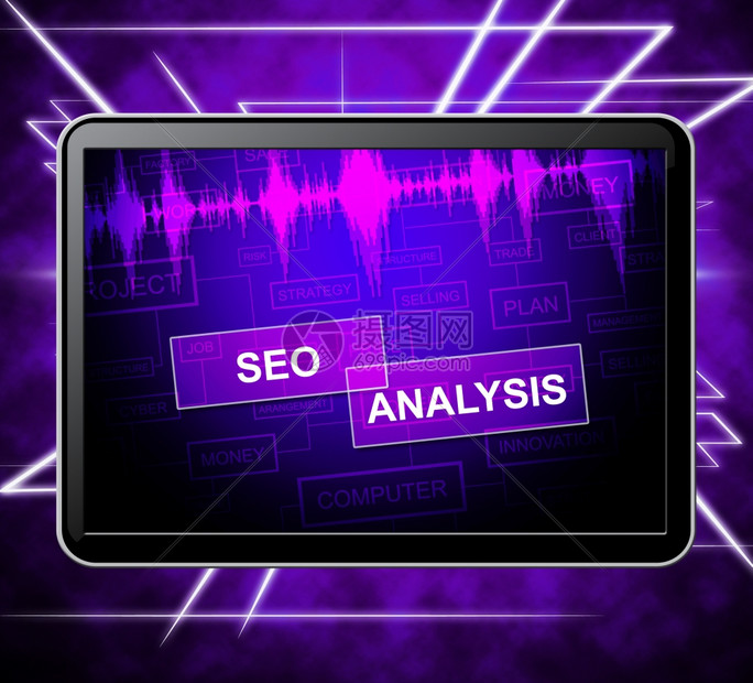 Seo分析表板显示数据分析与研究