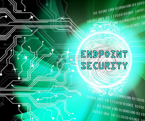 EndpointSecuritySafeSystemProtection3d插图端点安全安全系统显示针对虚拟互联网威胁的防护措施图片