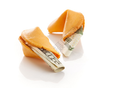 幸运饼干里面有20美元的钞票国欠中债务的比喻孤立无援图片
