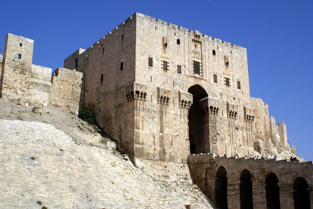 阿勒颇的门塔和城堡图片