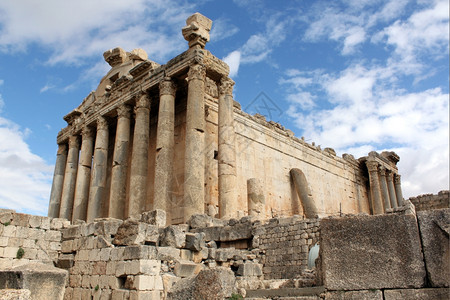黎巴嫩巴尔贝克的罗马酒神庙图片