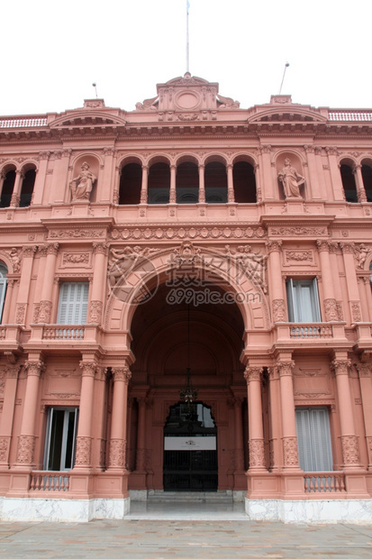 阿根廷布宜诺斯艾利粉红色总统宫图片