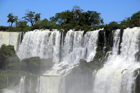 阿根廷的米斯特和广大伊瓜祖瀑布图片