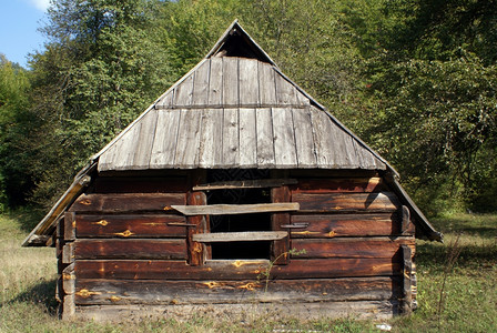 黑山森林木小屋图片