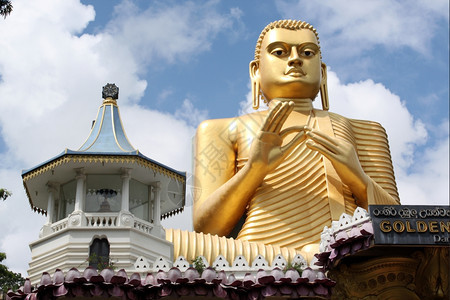 斯里兰卡丹布拉金佛和寺庙图片