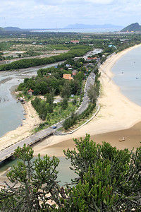 泰国PrachuapKhiriKhan的岩石视图图片