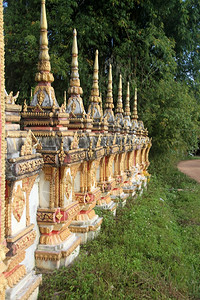 老挝法索万佛教修道院的沃尔图片