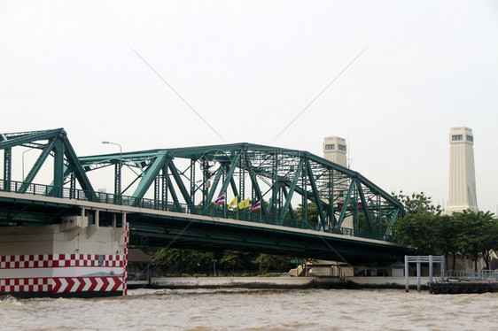 泰国曼谷湄南河大桥图片