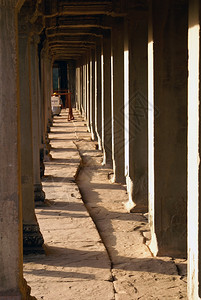 柬埔寨吴哥瓦的美术馆图片