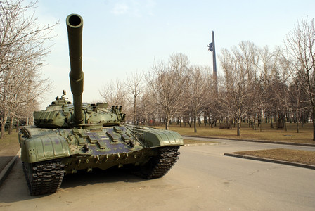 俄罗斯大绿色和战争纪念碑莫斯科PoklonnayaGora图片