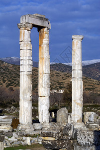 土耳其Aphrodisias寺庙废墟专栏图片