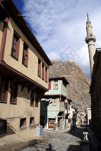 土耳其Afyon清真寺和街道图片