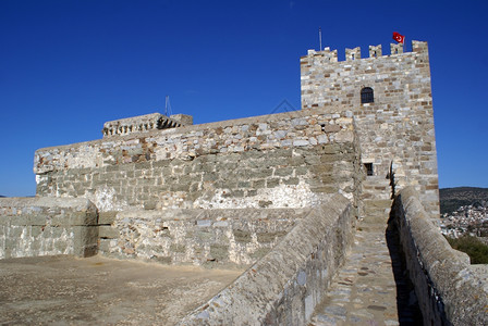 土耳其博德鲁姆圣彼得城堡和塔图片