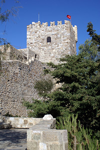 土耳其博德鲁姆圣彼得城堡内塔台图片