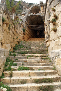 土耳其Myra的楼梯和剧院入口图片
